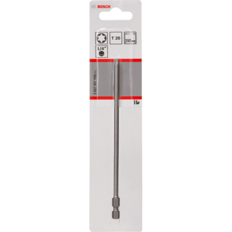 New Genuine Bosch 2607001668 Extra Hard Screwdriver Bit For rotary