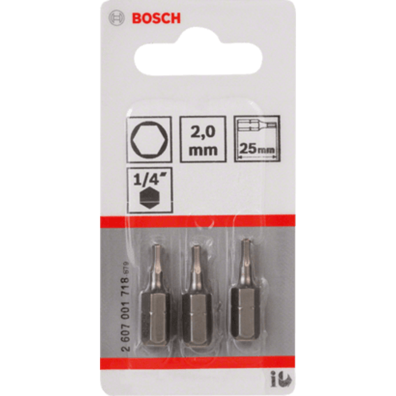 New Genuine Bosch 2607001718 Extra Hard Screwdriver Bit For rotary