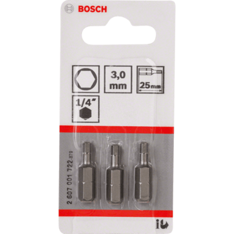 New Genuine Bosch 2607001722 Extra Hard Screwdriver Bit For rotary
