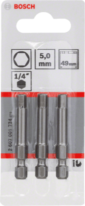 New Genuine Bosch 2607001734 Extra Hard Screwdriver Bit For rotary