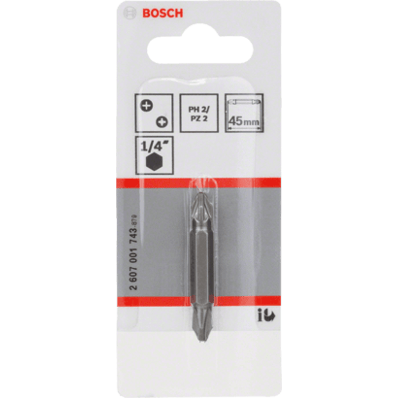 New Genuine Bosch 2607001743 Extra Hard Double-Ended Bit For rotary