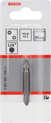 New Genuine Bosch 2607001743 Extra Hard Double-Ended Bit For rotary