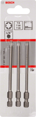 New Genuine Bosch 2607001759 Extra Hard Screwdriver Bit Multi Packs For rotary
