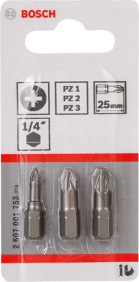 New Genuine Bosch 2607001762 Extra Hard Screwdriver Bit Multi Packs For rotary