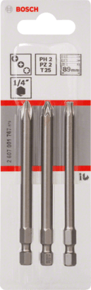 New Genuine Bosch 2607001767 Extra Hard Screwdriver Bit Multi Packs For rotary