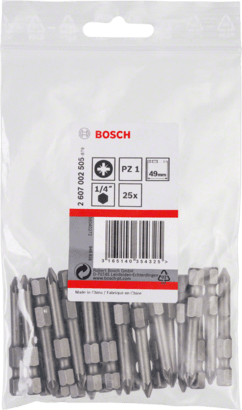 New Genuine Bosch 2607002505 Extra Hard Screwdriver Bit For rotary