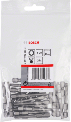 New Genuine Bosch 2607002511 Extra Hard Screwdriver Bit For rotary