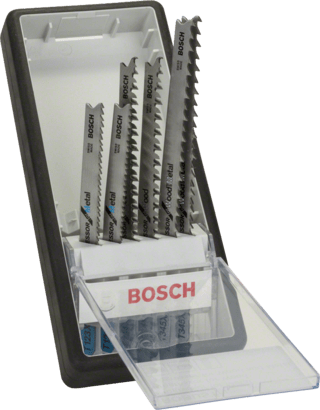 New Genuine Bosch 2607010531 Progressor Jigsaw Blade Set, Robust Line, 6-Pieces