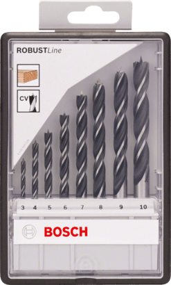 New Genuine Bosch 2607010533 Brad Point Drill Bit Set, 7-piece For rotary