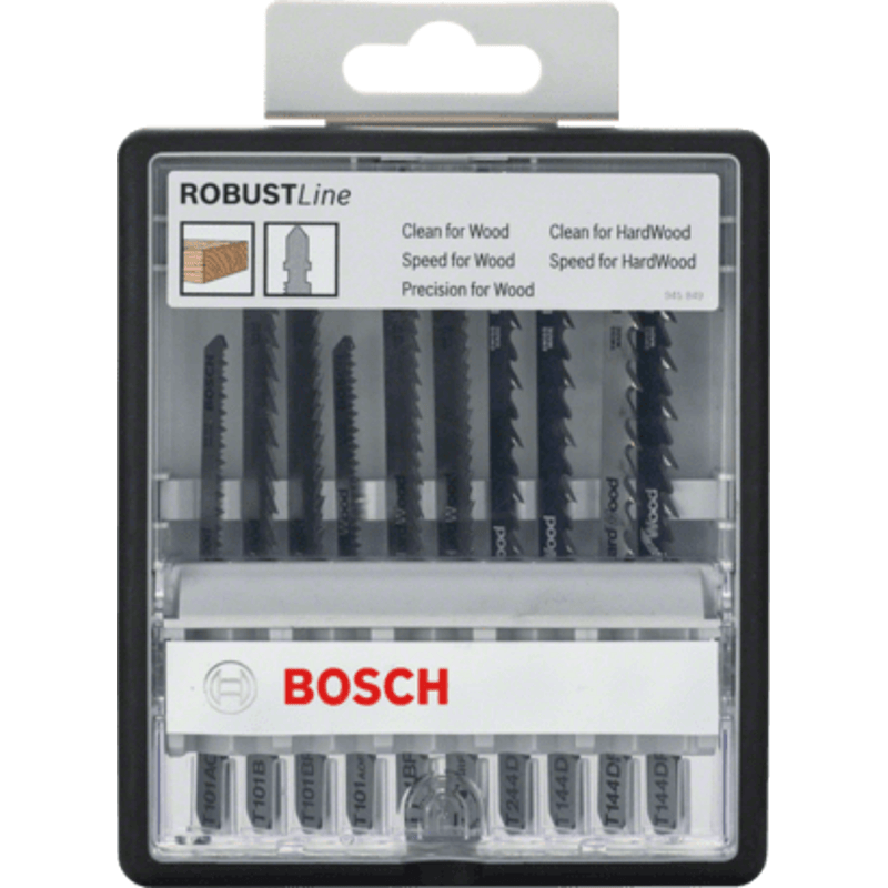 New Genuine Bosch 2607010540 Wood Expert Jigsaw Blade Set, Robust Line,