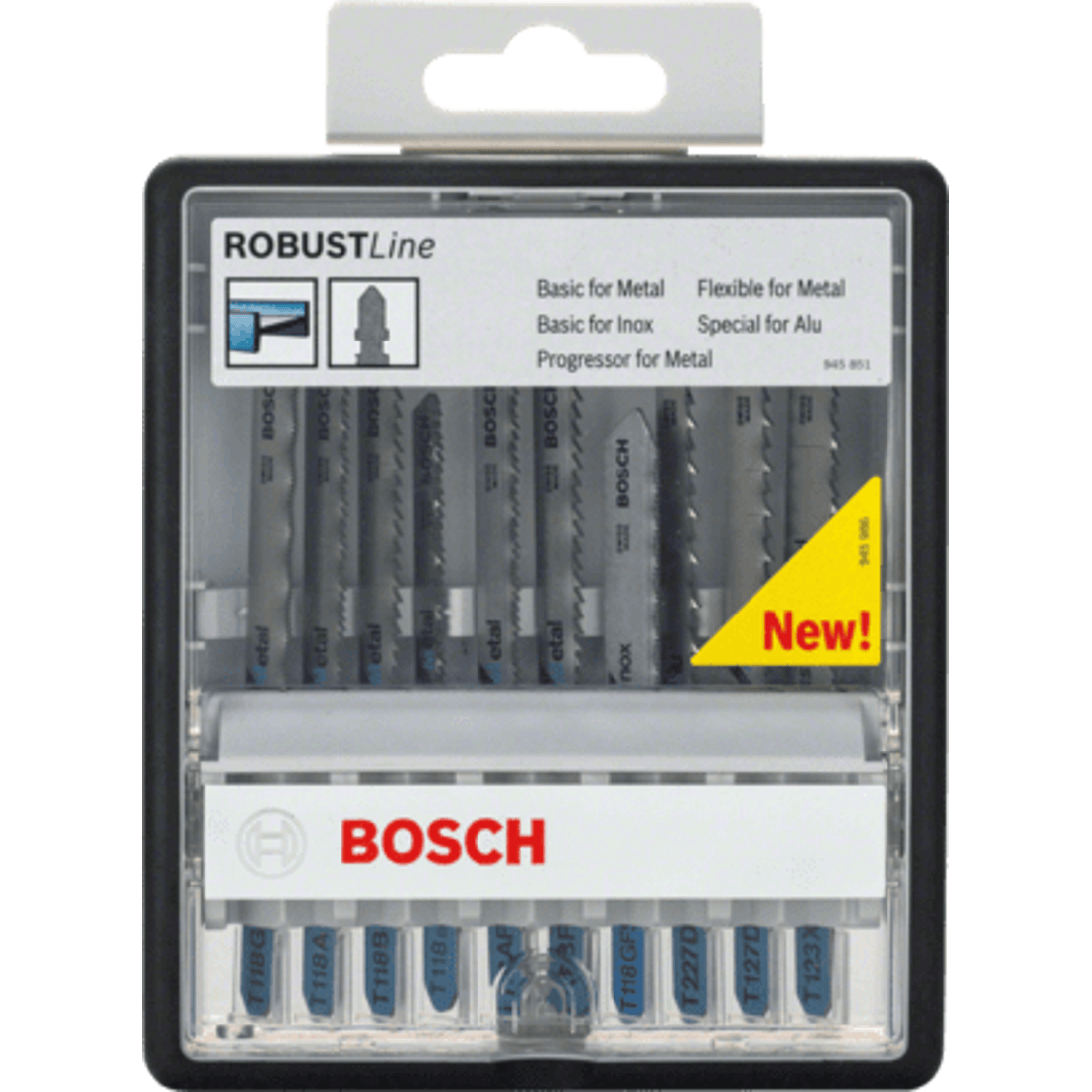 New Genuine Bosch 2607010541 Metal Expert Jigsaw Blade Set, Robust Line,