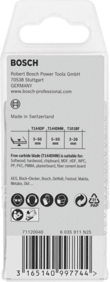 New Genuine Bosch 2607011436 Jigsaw Blade Wood Pack, 15-Pieces For jigsaws