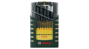 New Genuine Bosch 2607017151 Metal Drill Bit HSS-R, Set 19 Pieces Metal Drill