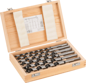 New Genuine Bosch 2607019322 Spur Auger Bit Set, Hex Shank, 6-piece For rotary