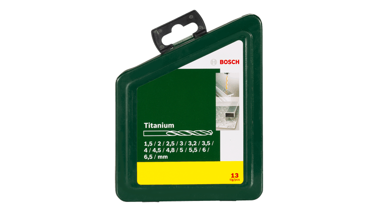 New Genuine Bosch 2607019436 Metal Drill Bit HSS-TiN, DIN 338 Set 13 Pieces
