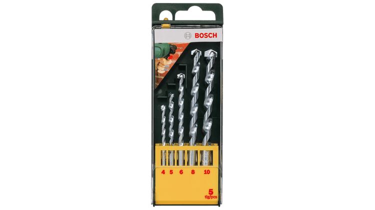 New Genuine Bosch 2607019439 Masonry Drill Bit Set 5 Pieces Masonry Drill Bit