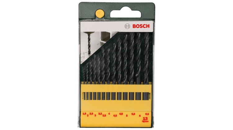 New Genuine Bosch 2607019441 Metal Drill Bit HSS-R, Set 13 Pieces Metal Drill