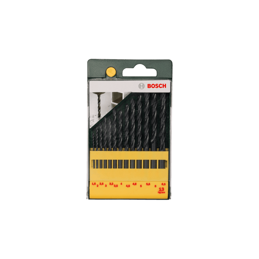 New Genuine Bosch 2607019441 Metal Drill Bit HSS-R, Set 13 Pieces Metal Drill