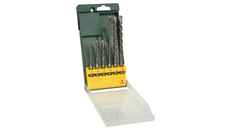 New Genuine Bosch 2607019447 SDS plus Hammer Drill Bit Set 6 Pieces Drilling