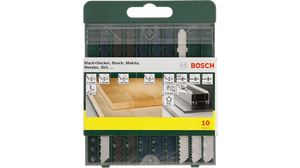 New Genuine Bosch 2607019461 10-piece saw blade box, wood/metal/plastic