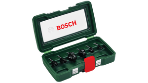New Genuine Bosch 2607019462 Tungsten-carbide Router Bit Set 6 Pieces Router