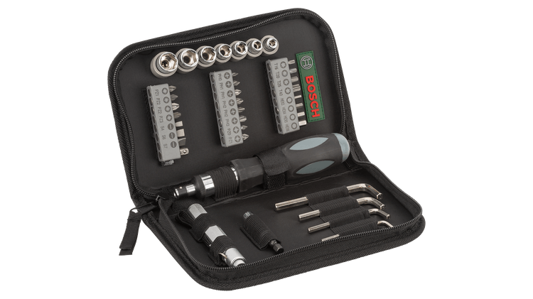 New Genuine Bosch 2607019506 Drill- and Screwdriver Bit Set 38 pieces Mixed Sets