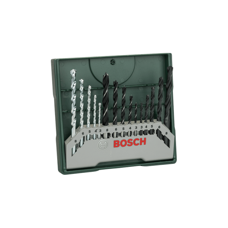 New Genuine Bosch 2607019675 Mini-X-Line Mixed Set 15 Pieces Multi-Purpose