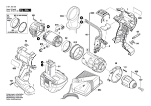 New Genuine Bosch 2607022318 DC motor