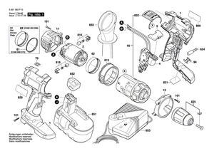 New Genuine Bosch 2607022320 DC motor