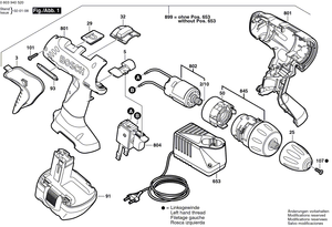 New Genuine Bosch 2607022856 DC motor