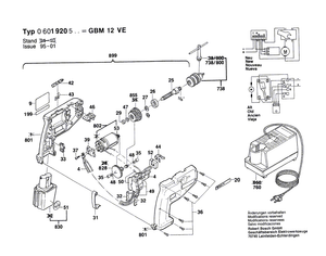 New Genuine Bosch 2607022910 DC motor