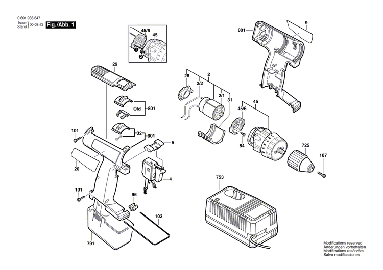 New Genuine Bosch 2607022957 DC motor