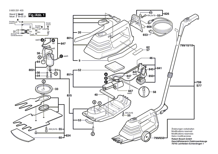 New Genuine Bosch 2607022960 DC motor