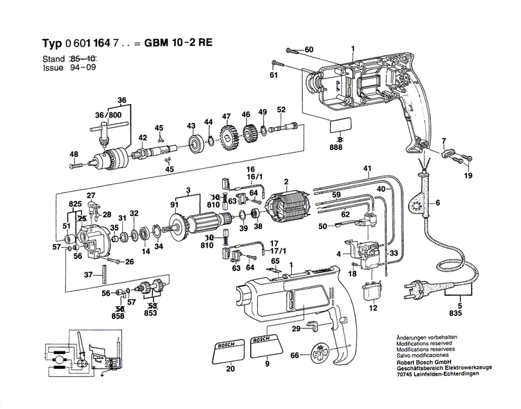 New Genuine Bosch 2607200202 Switch