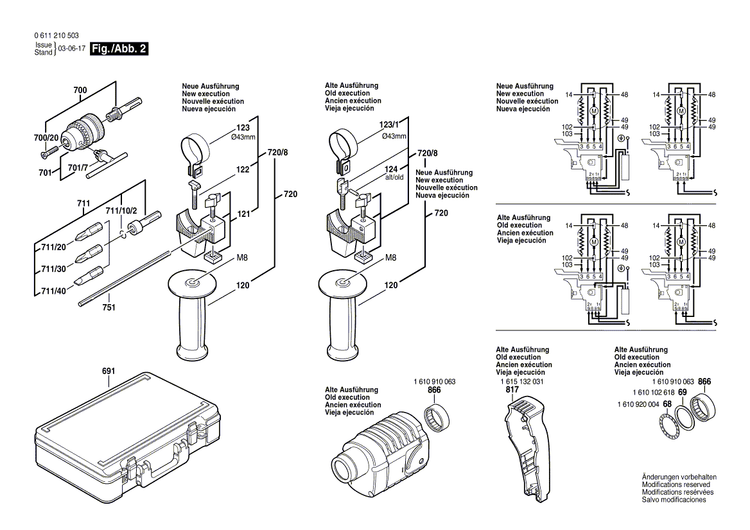 New Genuine Bosch 2607200206 Change-Over Switch