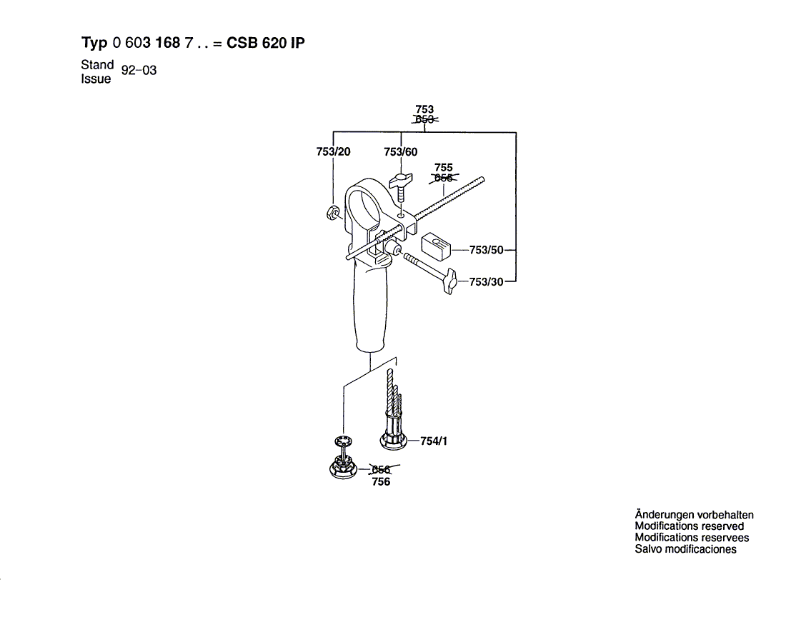 New Genuine Bosch 2607200282 On-Off Switch