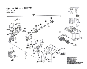 New Genuine Bosch 2607200294 On-Off Switch