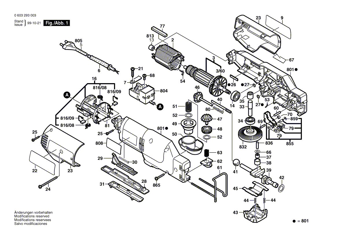 New Genuine Bosch 2607200311 Switch