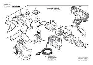 New Genuine Bosch 2607200483 On-Off Switch