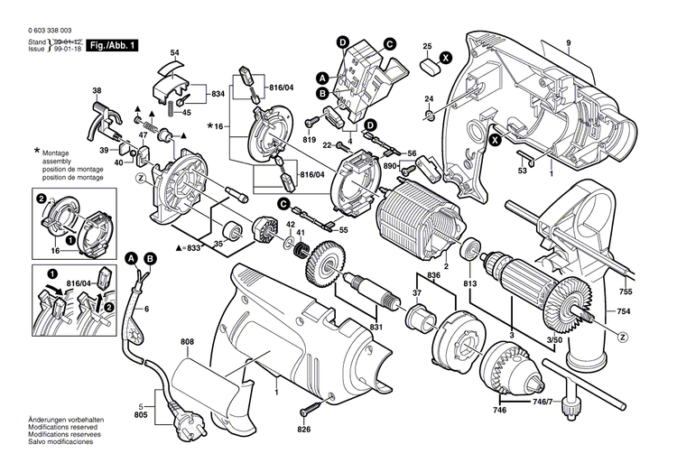 New Genuine Bosch 2607200509 Switch