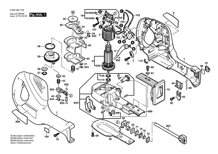 New Genuine Bosch 2607200536 On-Off Switch