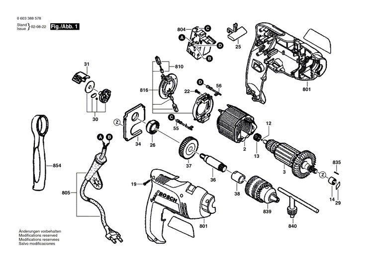 New Genuine Bosch 2607200567 Switch