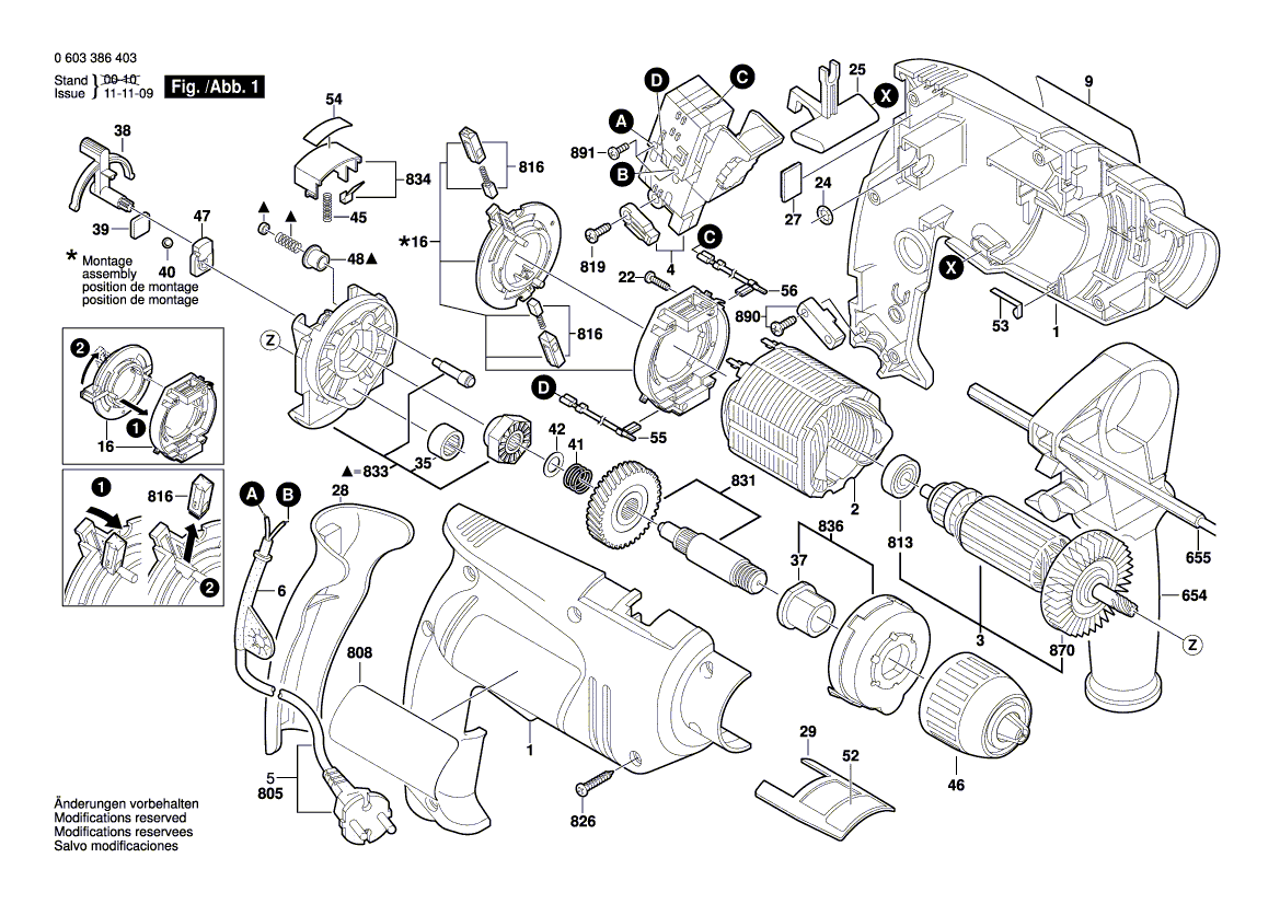 New Genuine Bosch 2607200601 Switch