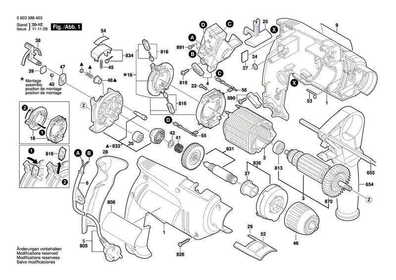 New Genuine Bosch 2607200601 Switch