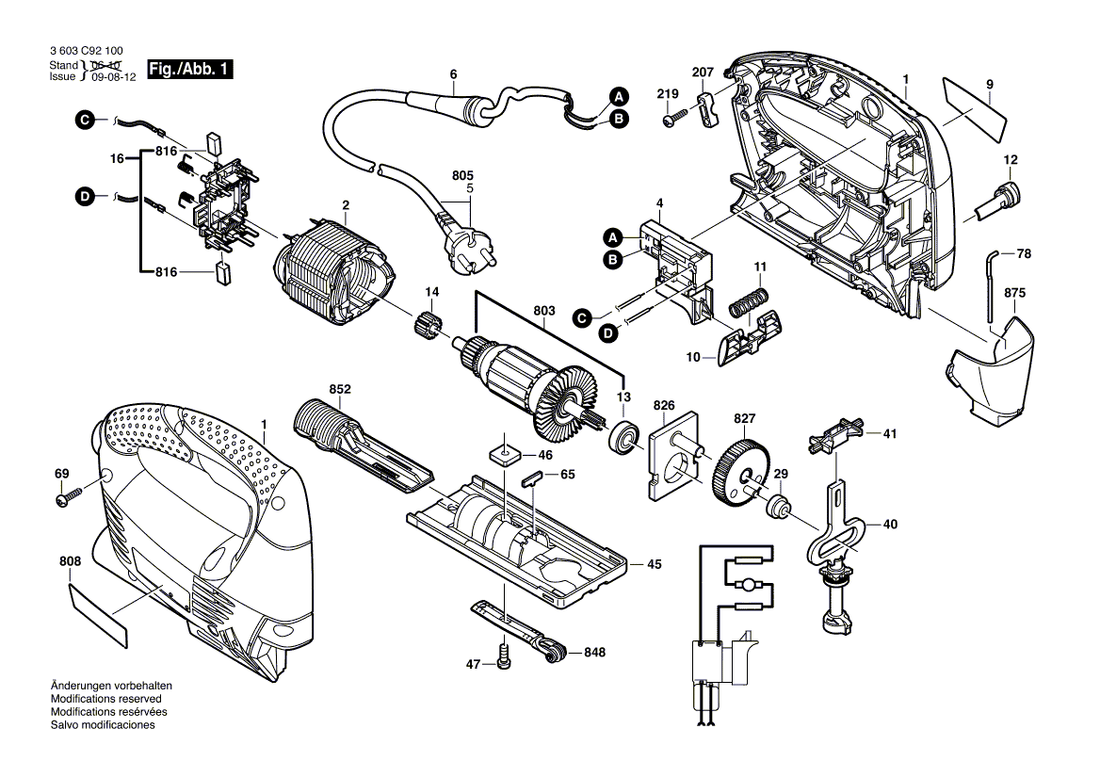 New Genuine Bosch 2607200609 Switch