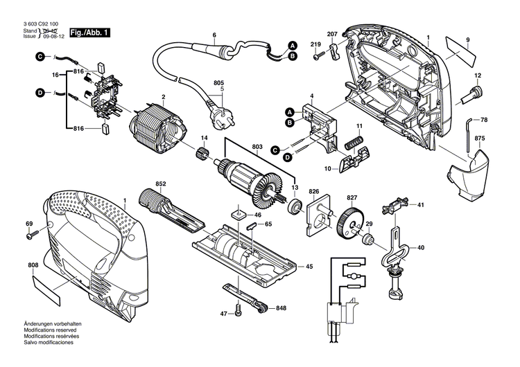 New Genuine Bosch 2607200609 Switch