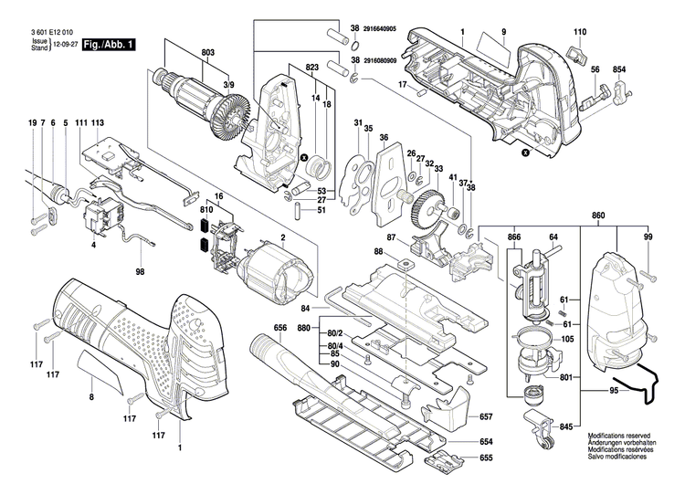New Genuine Bosch 2607200663 Switch