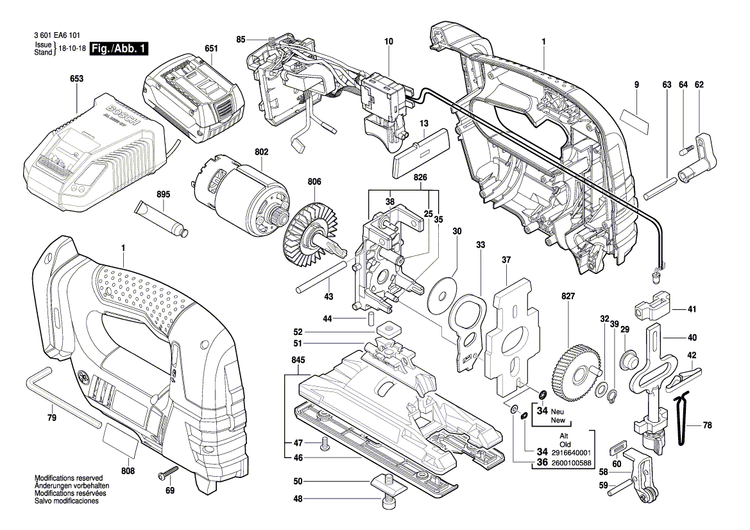 New Genuine Bosch 2607200686 Adjusting Slide