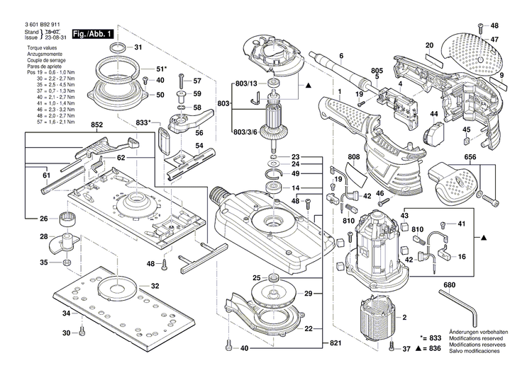 New Genuine Bosch 2607200689 Switch