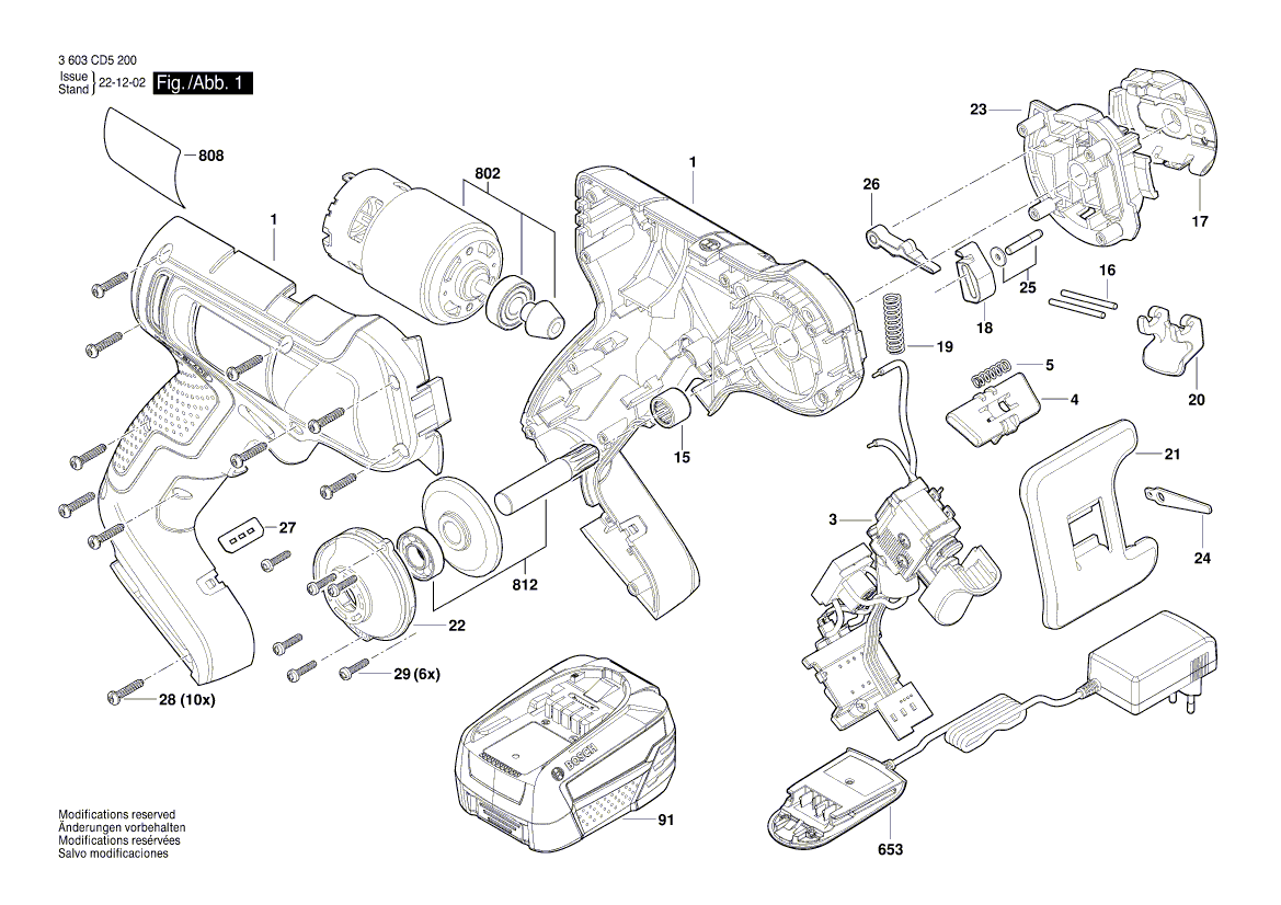 New Genuine Bosch 2607202571 Electronic Assembly